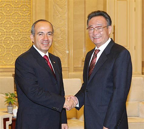 Chairman Wu Bangguo Meets With Mexican President China National People