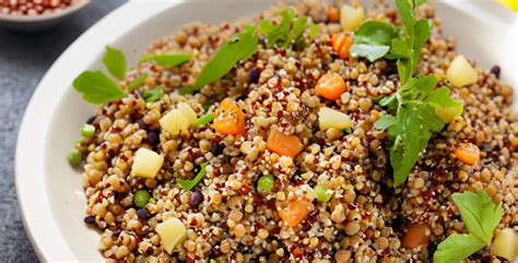 Ensalada De Quinoa Y Lentejas Mandolina