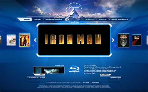 Paramount Blu Ray On Behance