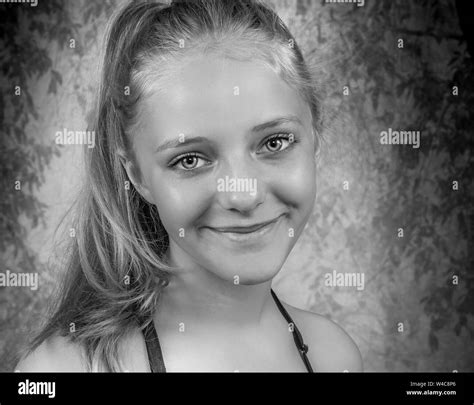 Young Blond Girl Stock Photo Alamy