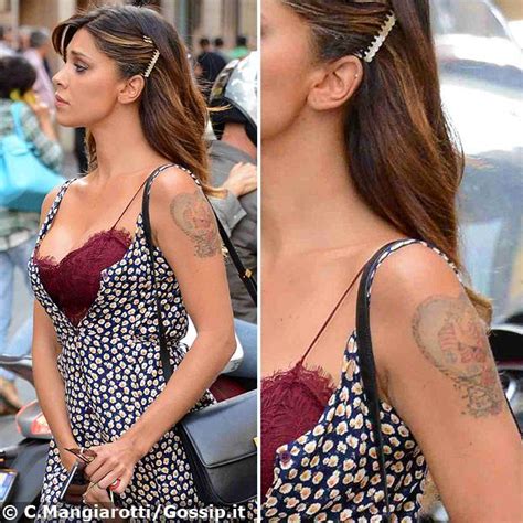 Belen Rodriguez Il Tatuaggio Sulla Spalla Sempre Pi Chiaro Gossip It