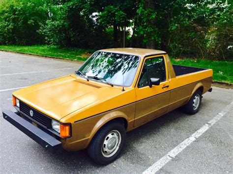 Volkswagen Rabbit Pickup (Caddy) Diesel for sale - Volkswagen Rabbit 1982 for sale in Seattle ...