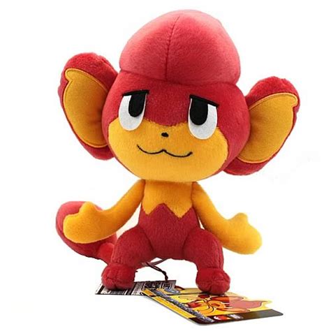 Pokemon Best Wishes 6-Inch Pansear Plush - Entertainment Earth