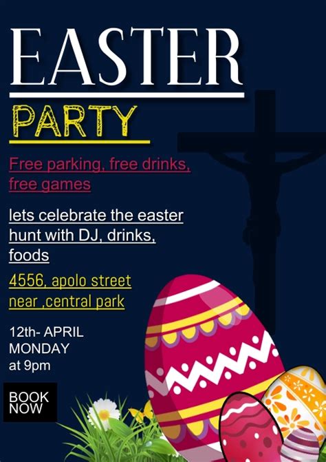 Easter Party Template Postermywall