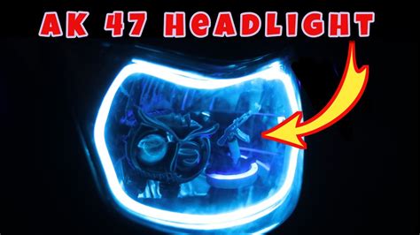 New LED Headlight Installation In Bajaj CT100 Bike YouTube