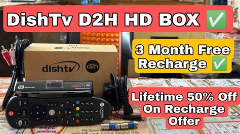 Dishtv D2h Hd Box 3 Month Free Offer With 4000 Cashback Latest