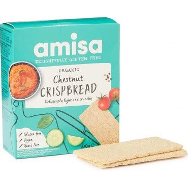 Amisa Crispbread Chestnut Organic 100g