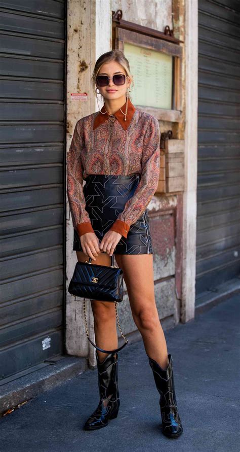 14 Leather Skirt Outfits You Ll Want To Wear All Fall Long