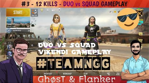 Pubg Mobile Gameplay By Gh St Flanker Best Duo Team Ngg Vikendi