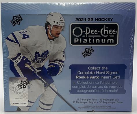 2021 2022 Upper Deck O Pee Chee Platinum Hockey Hobby Box Big Shot S