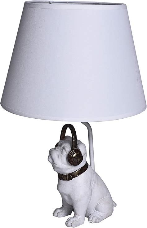 Nostalgic Table Lamppugbulb Lamp As Sweet Pug Dogs Pug Polystone With