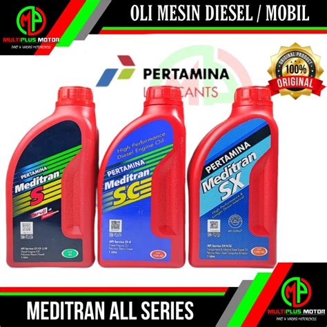 Jual Oli Mesin MOTOR MOBIL PERTAMINA MEDITRAN S SC SX ORIGINAL 100