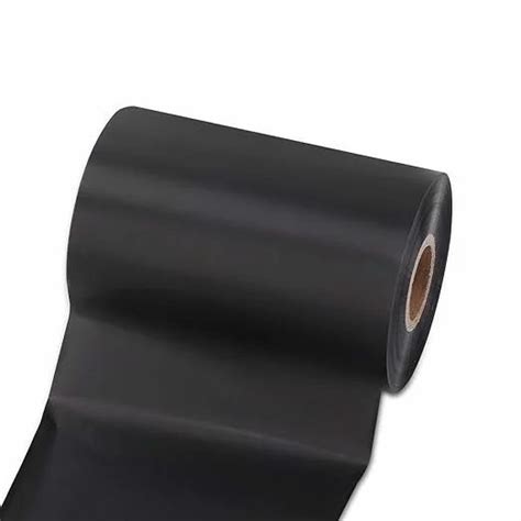 Black Wax Ribbon Packaging Type Roll Size 110mm X300 Meter At Rs