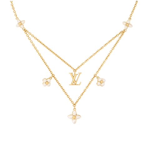 Lv Floragram Necklace Luxury Necklaces And Pendants Fashion Jewelry Women M00981 Louis