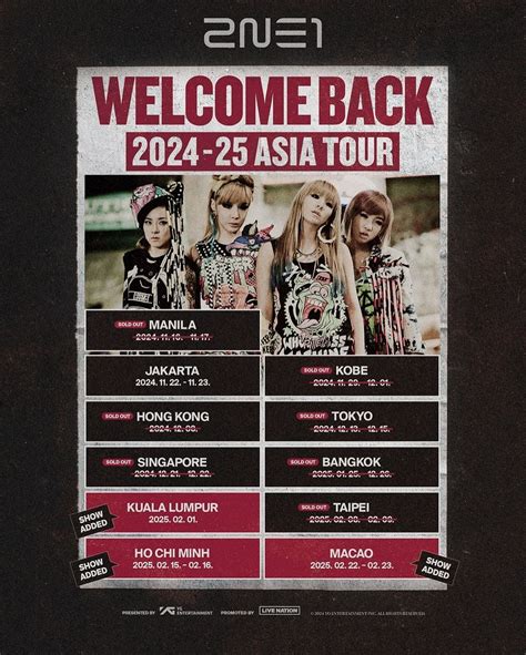 2025 2NE1 ASIA TOUR WELCOME BACK IN HO CHI MINH Concert