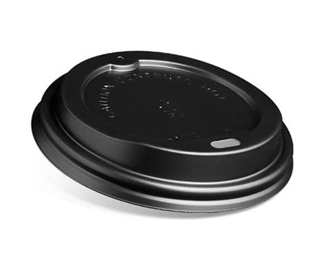 Shop Oz Plastic Hot Cup Lid Black Online In Australia Alpha Packaging