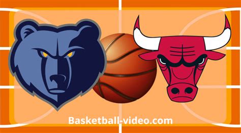 Memphis Grizzlies Vs Chicago Bulls Jan Nba Full Game Replay