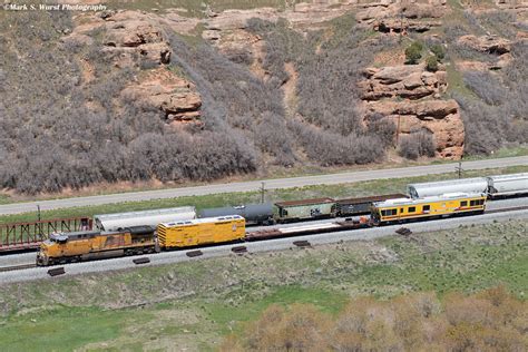 5MW2050 A Union Pacific Track Inspection Train Heads West Flickr