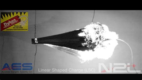 Linear Shaped Charge High Speed Video YouTube