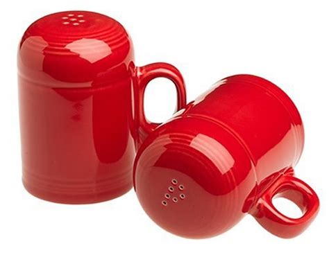 Red Salt And Pepper Shakers