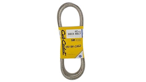 Best Deck Belts For Cub Cadet Zt E Durable Options For Optimal