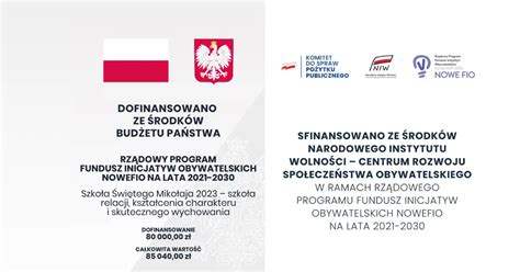 Szkoła Świętego Mikołaja 2023 szkoła relacji kształcenia charakteru