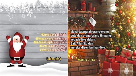 Bacaan Ayat Alkitab Tentang Natal Hari Kelahiran Yesus Kristus