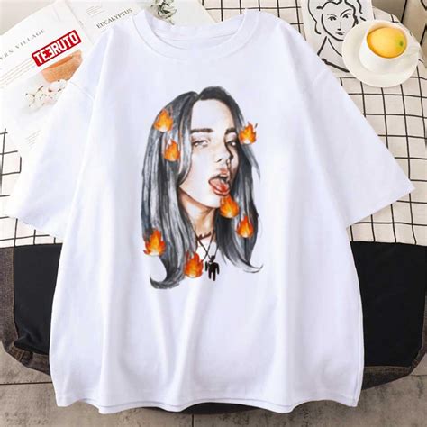 Billie Eilish Art Concert 2022 Fan Unisex T Shirt Teeruto