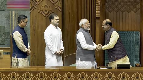 Om Birla Elected Lok Sabha Speaker For Second Term The Hindu