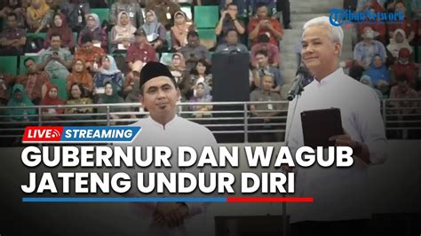 Live Silahturahmi Undur Diri Gubernur Wakil Gubernur Jateng