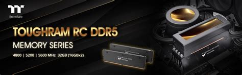 Thermaltake Enters the DDR5 Era with TOUGHRAM RC DDR5 Memory – Hartware