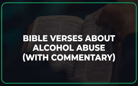 35 Bible Verses About Alcohol Abuse - Scripture Savvy