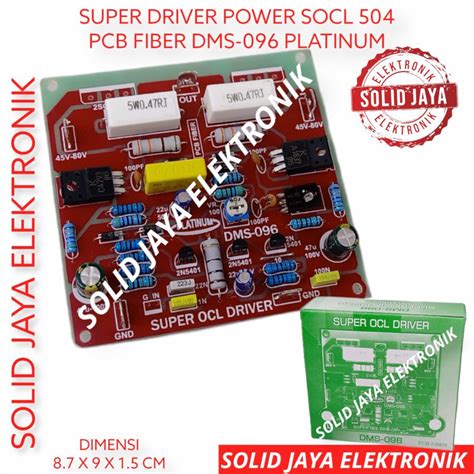 Jual DRIVER POWER SUPER OCL 504 POWER SOCL POWER AMPLIFIER SUPER OCL