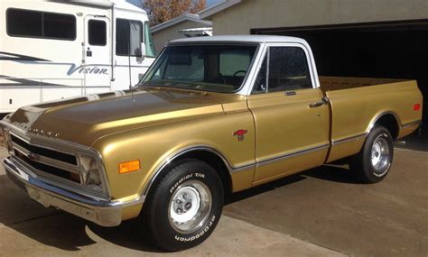 1968 Chevrolet C10 Anniversary Gold Edition Shortbed Fleetside Classic Chevrolet C 10 1968 For