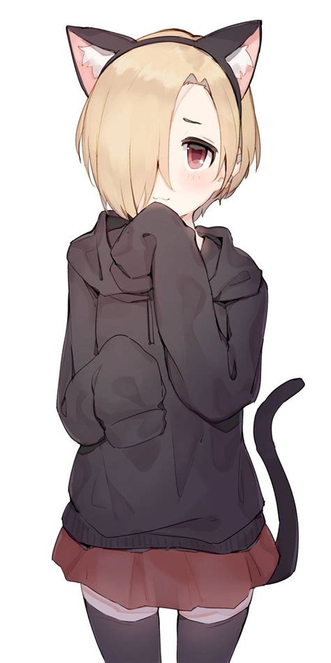 Safebooru 1girl 3 Animal Ear Fluff Animal Ears Bangs Black Hoodie