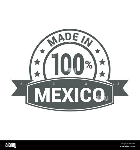 Hecho en México bandera vector diseño Imagen Vector de stock Alamy