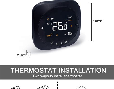 Smart Thermostat For Heat Pump Thermostat With Emergency Heat T18butw 7 Wifi Ty Manufacturer