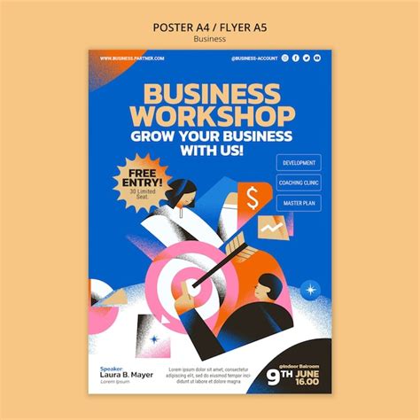 Free Psd Business Solutions Poster Template