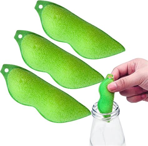 Beans Shaped Bottle Cleaning Sponge Magic Beans Bottle Cleaner