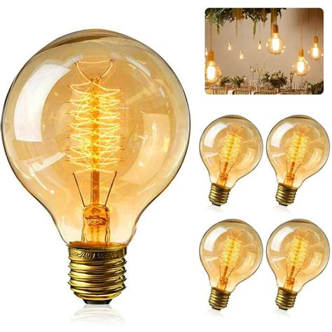 Edison Vintage Light Bulb Retro Light Bulb Warm White E27 40w Vintage