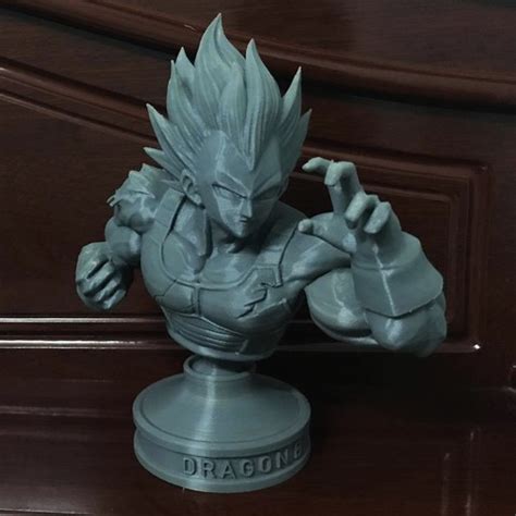 3D Print Vegeta Bust Dragonball Z Made With Anycubic I3 Mega Cults