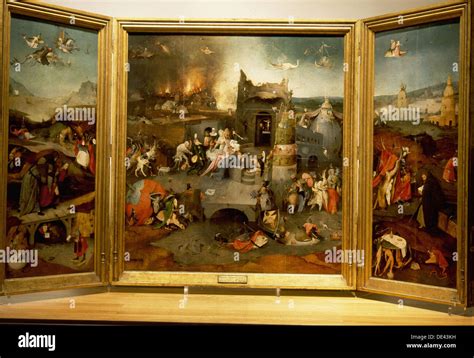 El Tr Ptico De La Tentaci N De San Antonio Por Hieronymus Bosch