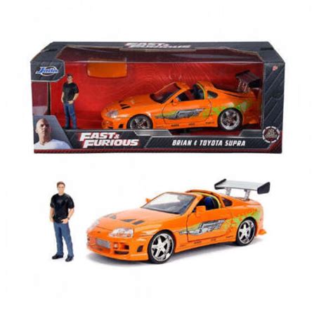 Miniatura Carro Toyota Supra Boneco Brian S Velozes E Furiosos