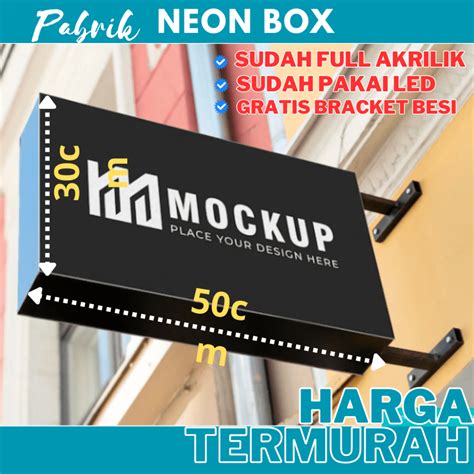 Jual Murah Jasa Pembuatan Neon Box Semarang By