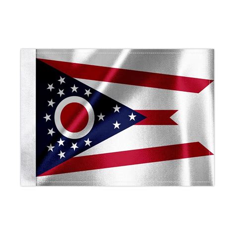 Ohio State Flag For Motorcycles, Cars, And Trucks