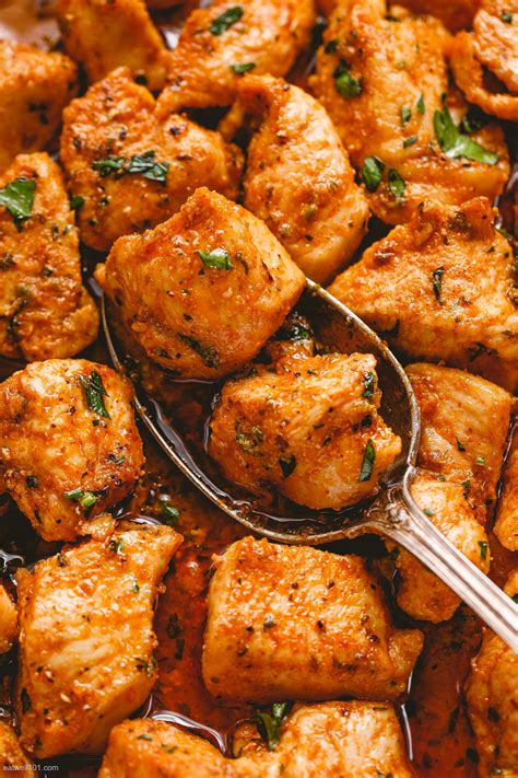 Easy Oven Baked Chicken Bites Baked Chicken Recipe — Eatwell101