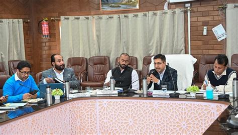 Preparatory And Planning Meeting On Jal Shakti Abhiyan In Kargil Held