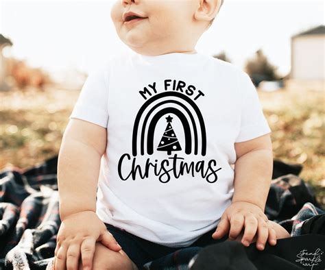 My First Christmas Svg Png Baby First Christmas Svg Baby Etsy