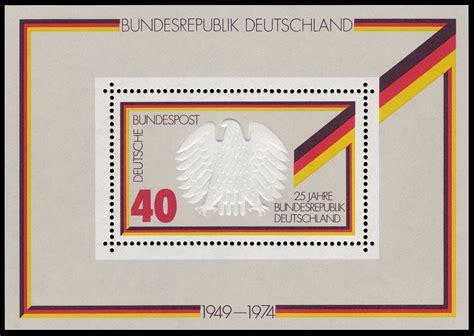 Briefmarken Jahrgang 1974 Der Deutschen Bundespost