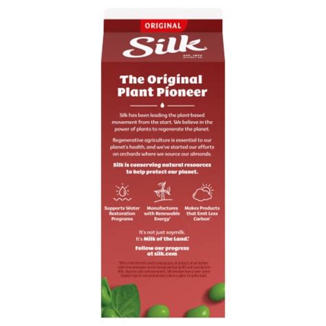 Silk Dairy Free Protein Original Soy Milk Half Gallon 1 2 Gal King